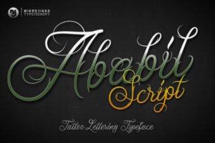Ababil Script: A Creative Font with Tattoo-Inspired Flair