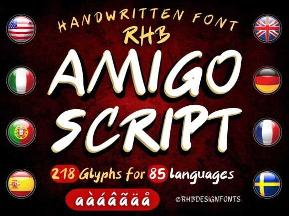 Amigo Script: A Handwritten Font with a Personal Touch
