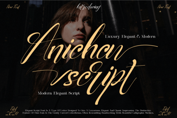 Anicha Script: A Modern Elegant Typeface for Your Brand