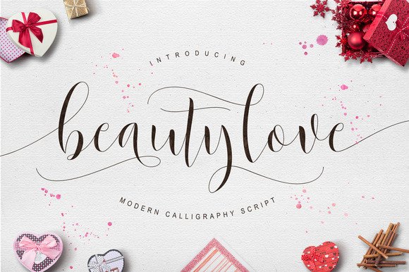 Beautylove: The Modern Calligraphy Script for Elegant Designs