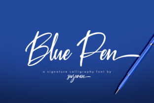 Blue Pen Script: A Creative Font for Modern Branding