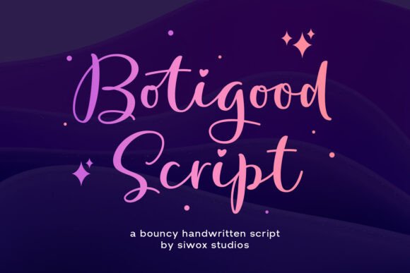 Botigood Script: The Elegant Handwritten Font for Designers