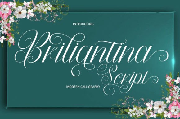 Briliantina Script: A Modern Font for Feminine & Creative Designs