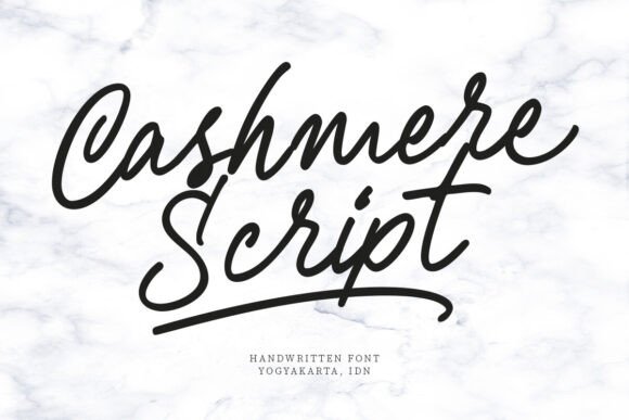 Cashmere Script: A Modern Take on Feminine Sophistication