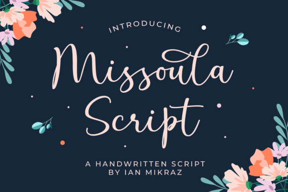 Discover Missoula Script: Handwritten Elegance