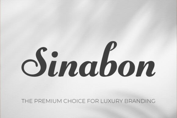 Discover Ultimate Elegance with the Sinabon Script Font