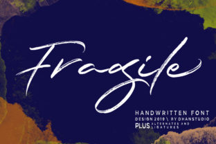 Fragile Script: The Textured Brush Font for Authentic Design