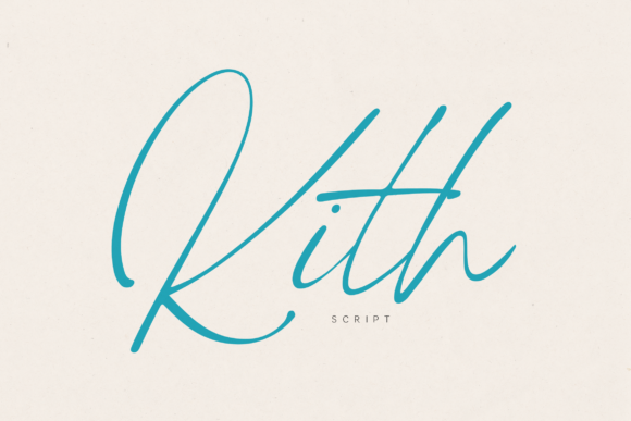 Kith: A Graceful Script for Modern Design