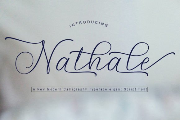 Nathale: The Elegant Calligraphy Font for Timeless Design
