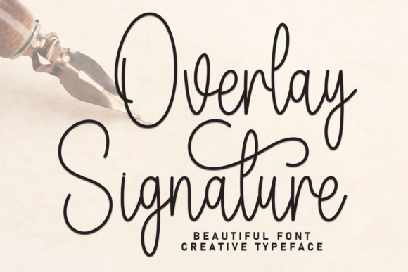 Overlay Signature: A Modern Script with Timeless Soul
