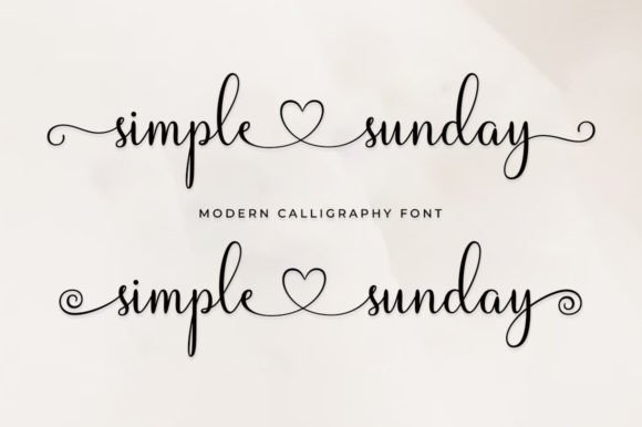 Simple Sunday: The Modern Script for Authentic Branding