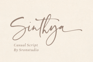 Sinthya: The Natural Handwritten Font for Authentic Design