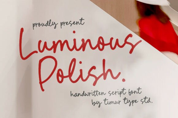 Unleash Authenticity with the Luminous Polish Typeface